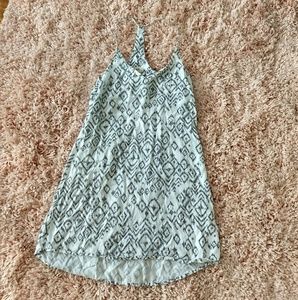 Bella Dahl White Printed Dress size Small